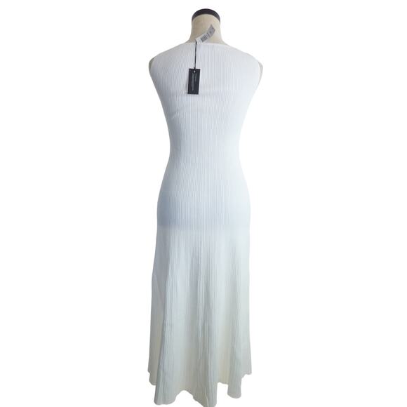 NWT Aritzia Babaton Establish Dress Boat Neck White Size Small - Picture 3 of 7
